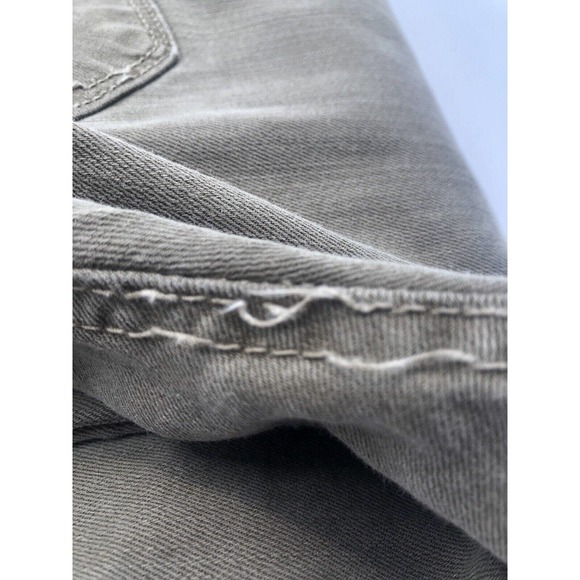 Just Black Women Stretch Cigarette Jeans 29‎ Olive Green Long Length Tall - Picture 9 of 10